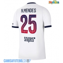 Camisa de time de futebol Paris Saint-Germain Nuno Mendes #25 Replicas 2º Equipamento 2026-27 Manga Curta